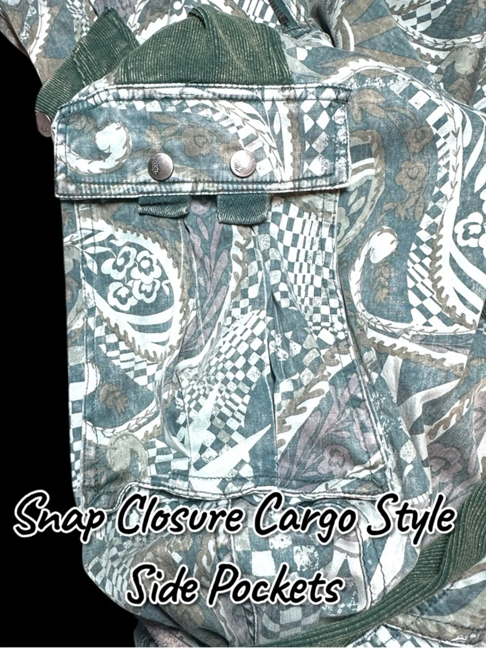 FP Movement Fast Track Onesie Jumpsuit in Trippy Green Design. Size Small - Picture 11 of 15